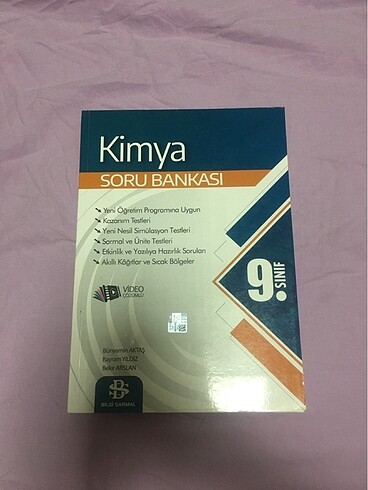 bilgi sarmal kimya 9.sınıf test kitabı