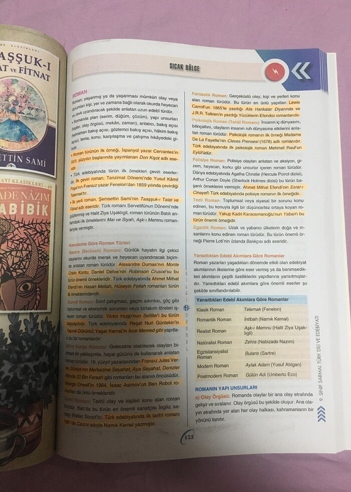 bilgi sarmal 9.sınıf edebiyat test kitabı - Görsel 4