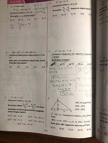 10.sınıf matematik test kitabı - Görsel 16