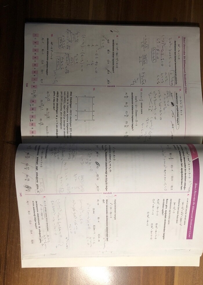 10.sınıf matematik test kitabı - Görsel 5
