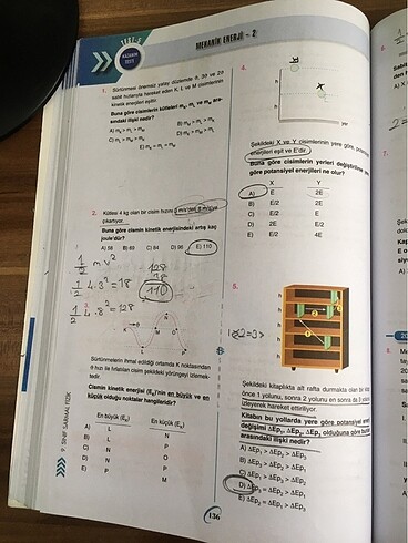 bilgi sarmal 9.sınıf fizik test kitabı - Görsel 14