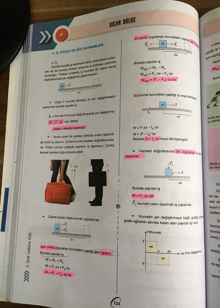 bilgi sarmal 9.sınıf fizik test kitabı - Görsel 5