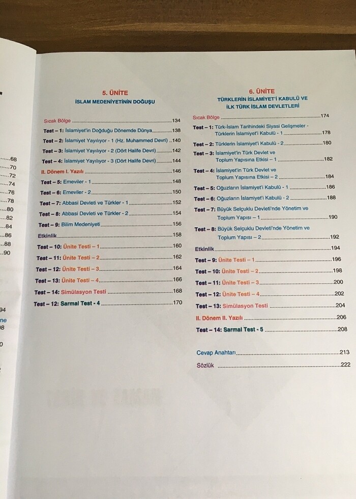 bilgi sarmal 9.sınıf tarih test kitabı - Görsel 4