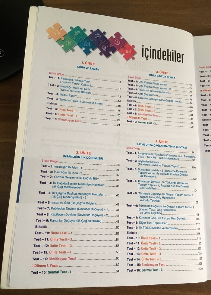 bilgi sarmal 9.sınıf tarih test kitabı - Görsel 3