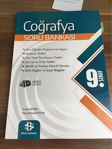 bilgi sarmal 9.sınıf coğrafya test kitabı