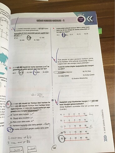 bilgi sarmal 9.sınıf coğrafya test kitabı - Görsel 6