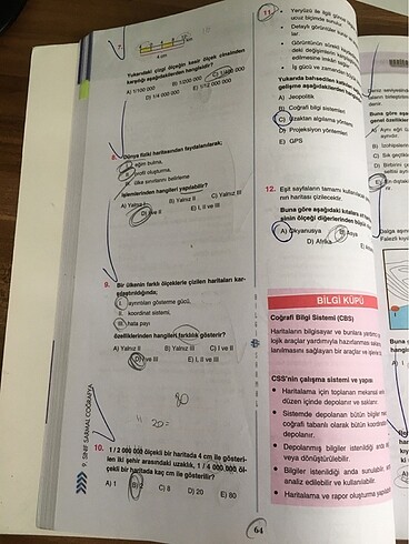 bilgi sarmal 9.sınıf coğrafya test kitabı - Görsel 7