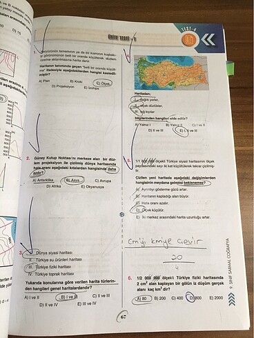 bilgi sarmal 9.sınıf coğrafya test kitabı - Görsel 10