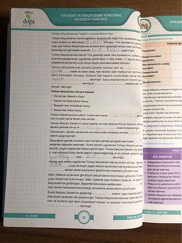 10.sınıf tarih doğa koleji konu anlatımlı - Görsel 6