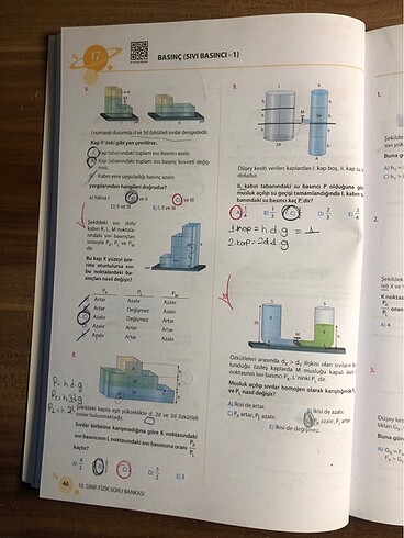 10.sınıf fizik test kitabı - Görsel 5