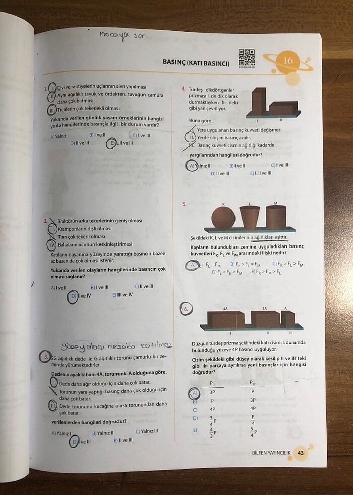 10.sınıf fizik test kitabı - Görsel 2