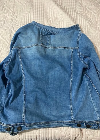 xxl Beden Mavi Düğmeli Denim Ceket