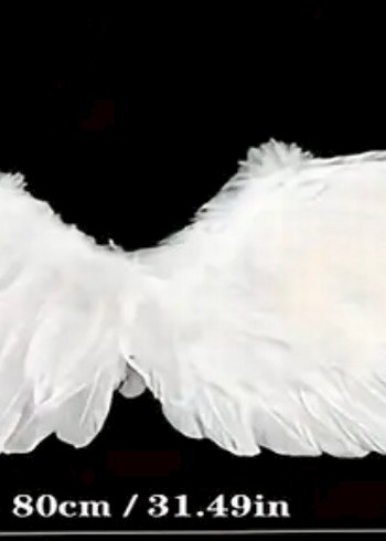 Beyaz Melek Kanadı Cosplay - Görsel 3