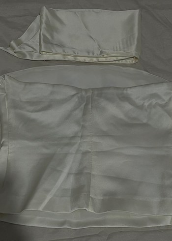 ZARA Fularlı Saten Top - Görsel 3