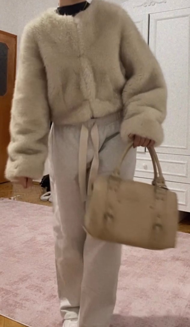 Bershka Bej Kürk - Görsel 3