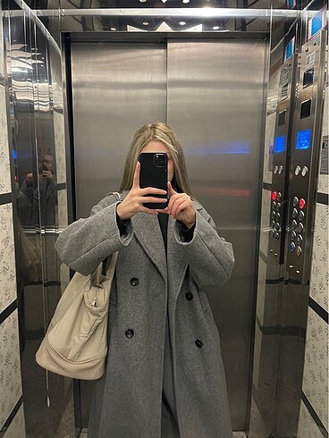 xs Beden Zara Oversize Kaban