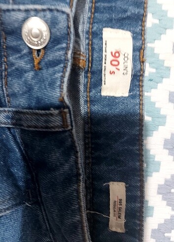 28 Beden mavi Renk Colin's Baggy wide leg jean