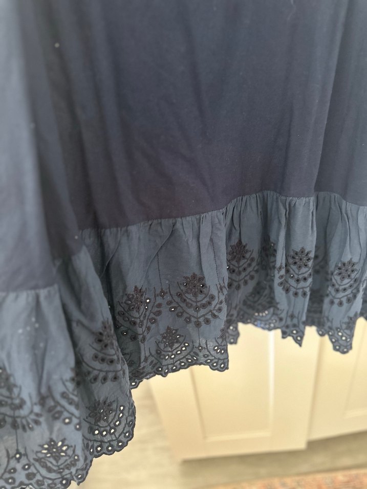 Lacivert Kolsuz Midi  Elbise - Görsel 3