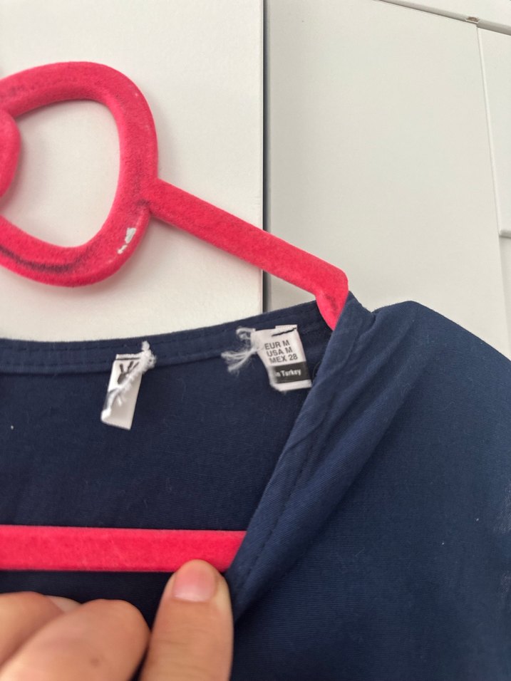 Lacivert Kolsuz Midi  Elbise - Görsel 4