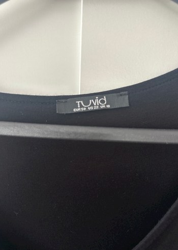 Düğmeli Siyah Midi Elbisesi - Görsel 4