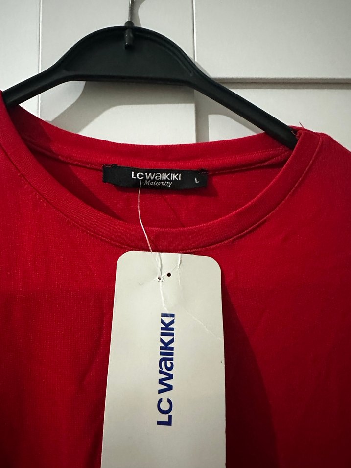 Kırmızı Parlak Midi Kadın Elbisesi - Görsel 3