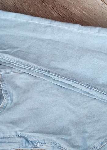 Pastel Mavi Erkek Denim Pantolon