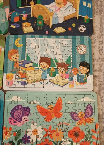 Beden Renk 54 parçalı puzzle