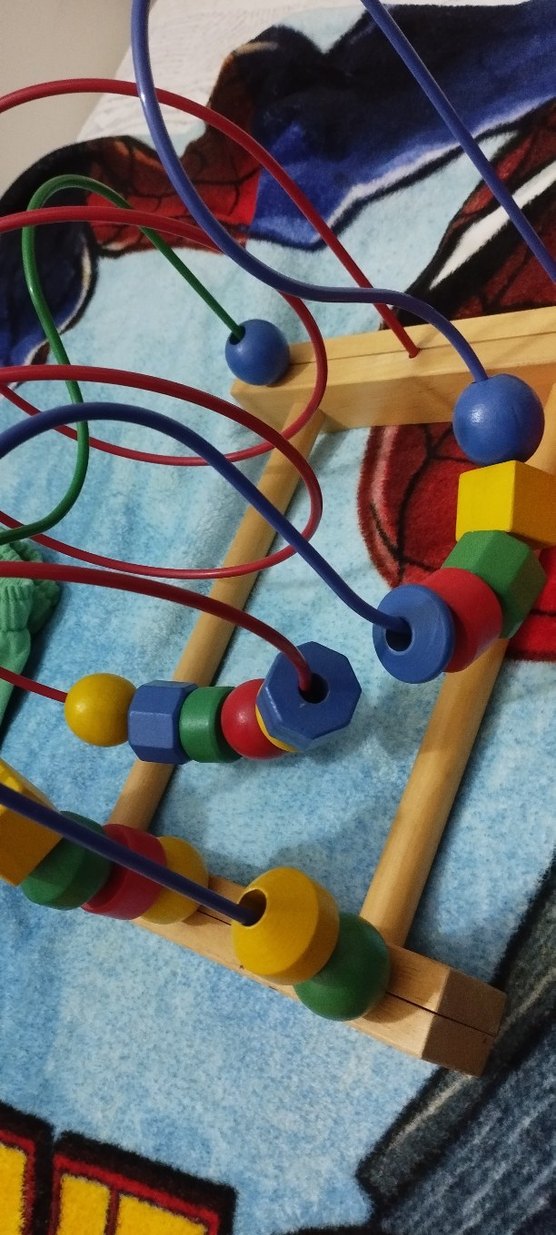 Renkli Ahşap Eğitici Oyuncak - Görsel 2