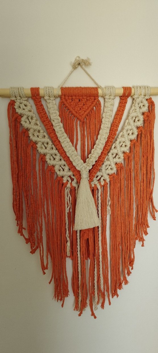 Bohem Tarzı Makrome Duvar Süsü - Görsel 2