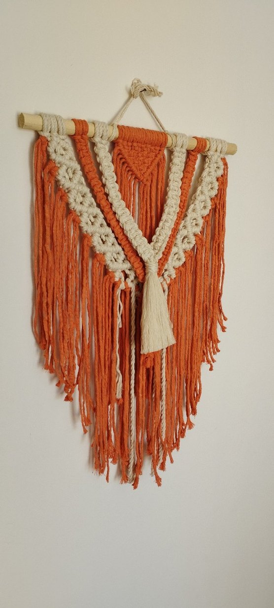 Bohem Tarzı Makrome Duvar Süsü - Görsel 3