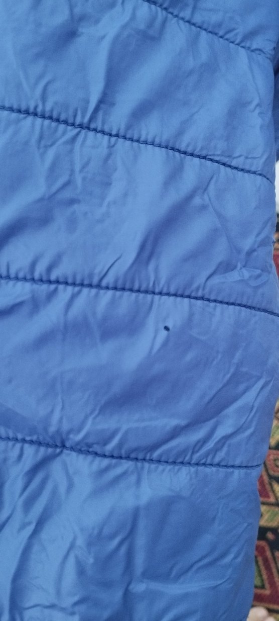 Mavi Fermuarlı Kadın Mont. - Görsel 5