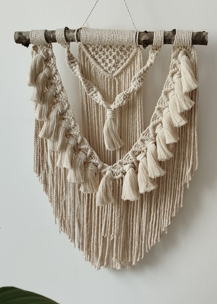 Duvar süsü makrome - Görsel 2