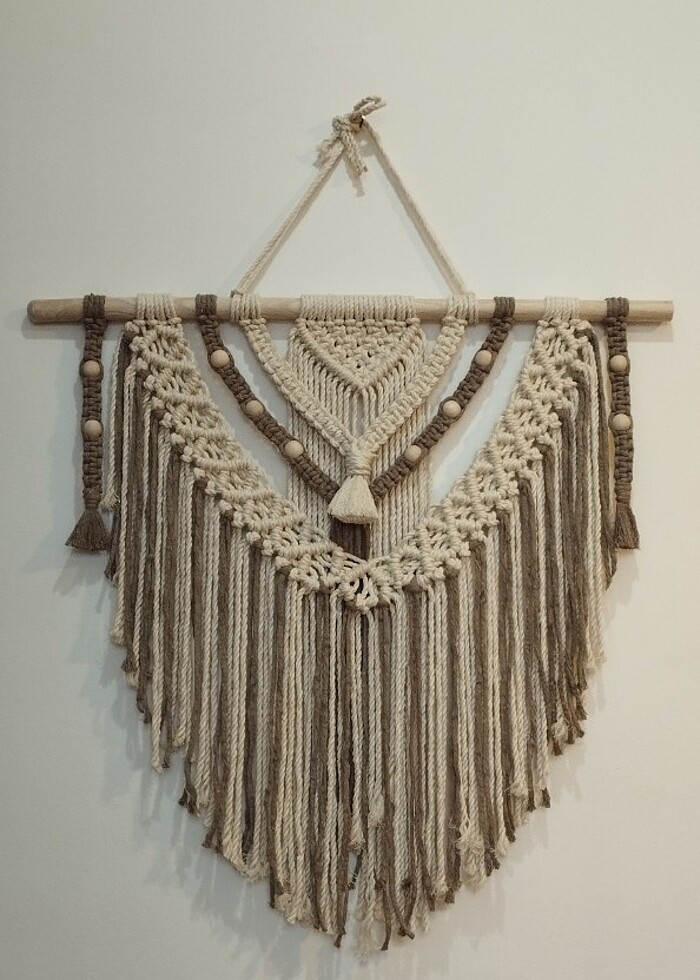 En 70 cm makrome duvar süsü - Görsel 2