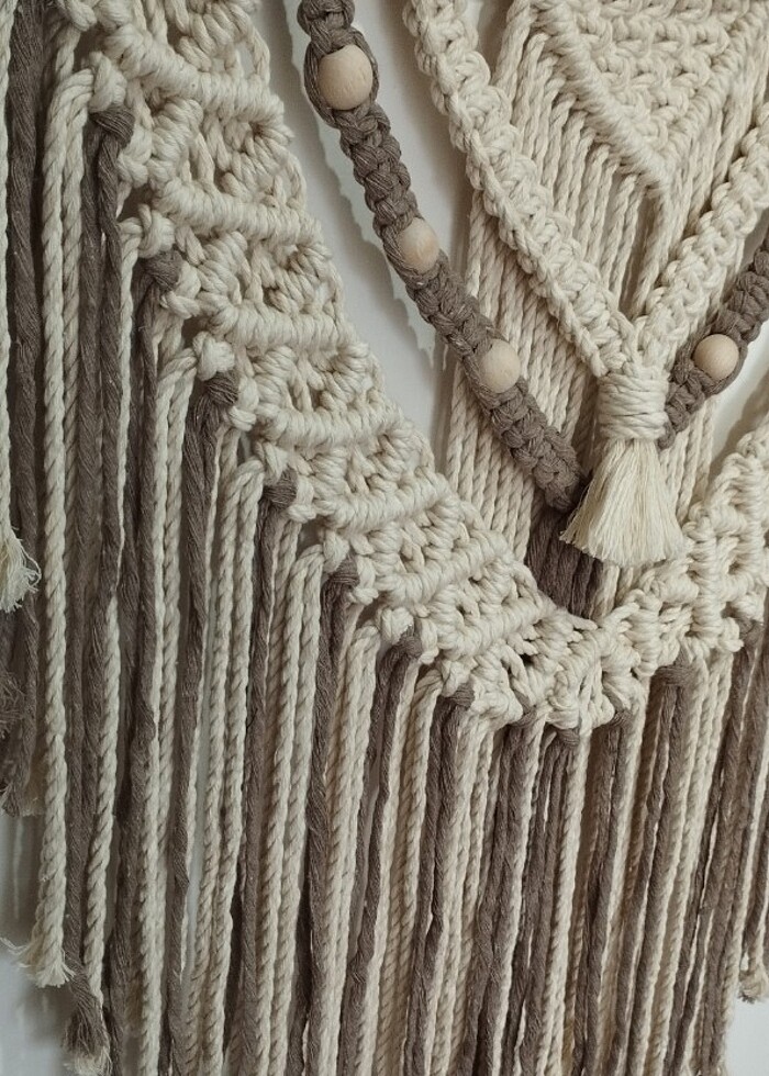 En 70 cm makrome duvar süsü - Görsel 3