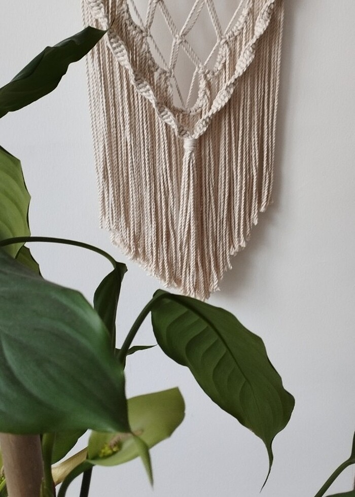 Makrome duvar süsü - Görsel 2