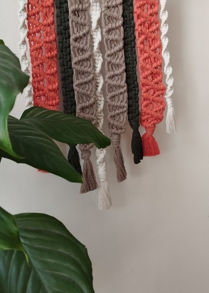 Makrome duvar süsü - Görsel 2