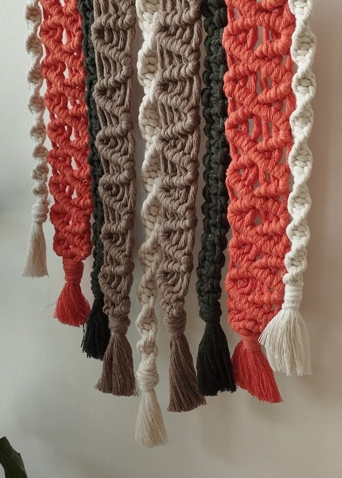 Makrome duvar süsü - Görsel 4