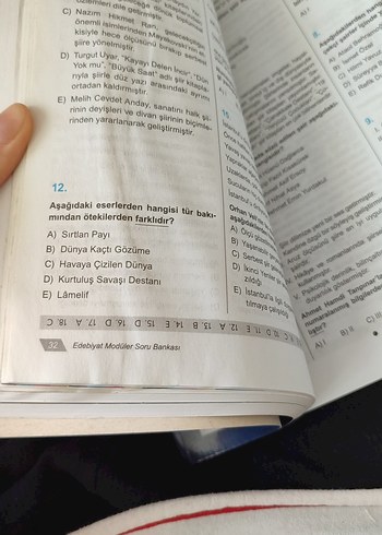 Beden Renk Ayt Edebiyat Eğitim Vadisi Modüler Soru Bankası