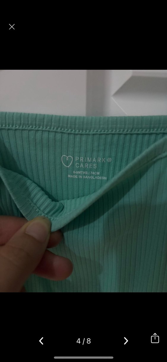 Kız Çocuk Yeşil Piliseli Askılı Tulum - Görsel 4