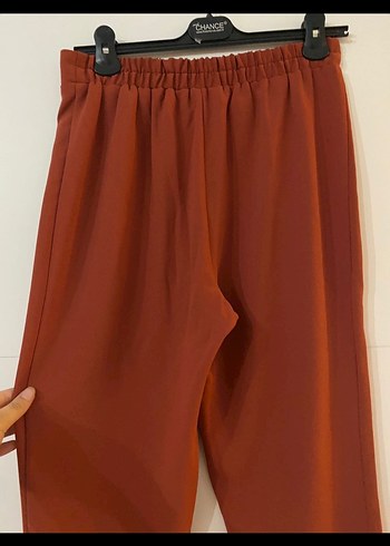 Koton kadın tarçın renk kumaş pantolon - Görsel 3