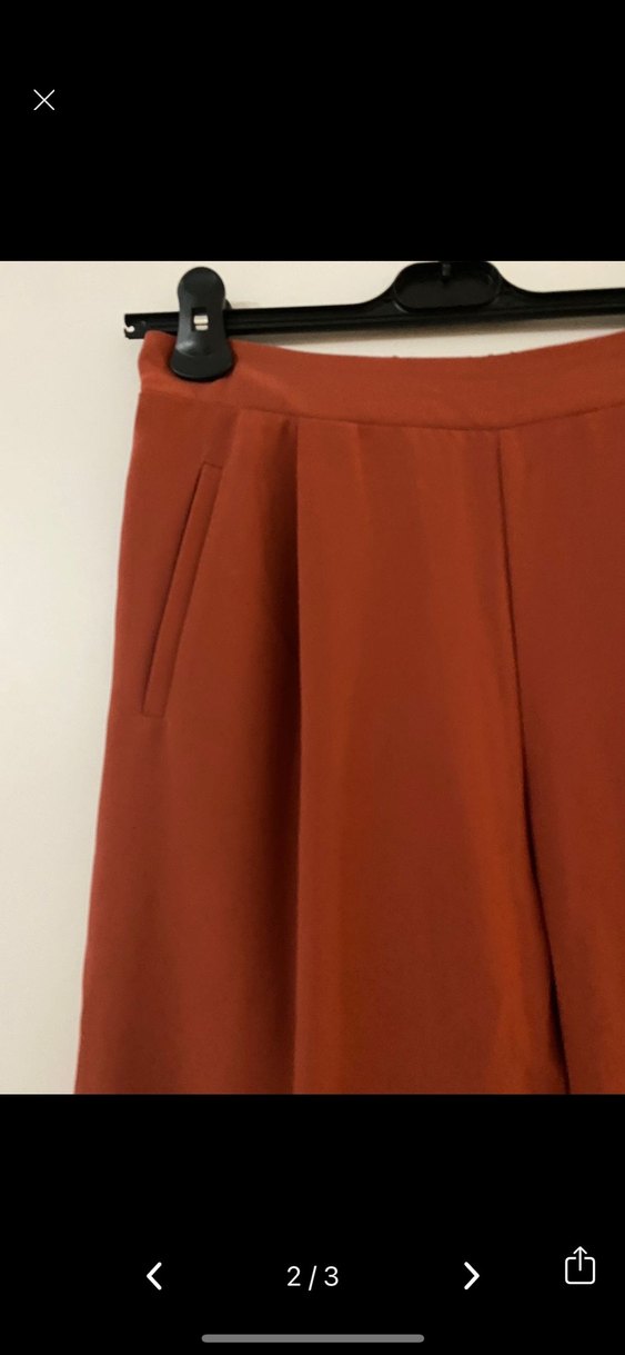 Koton kadın tarçın renk kumaş pantolon - Görsel 2