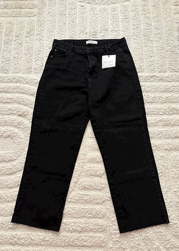 Manuka 1965 Siyah Düz Kesim Denim Pantolon - Görsel 4