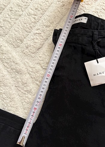 Manuka 1965 Siyah Düz Kesim Denim Pantolon - Görsel 6