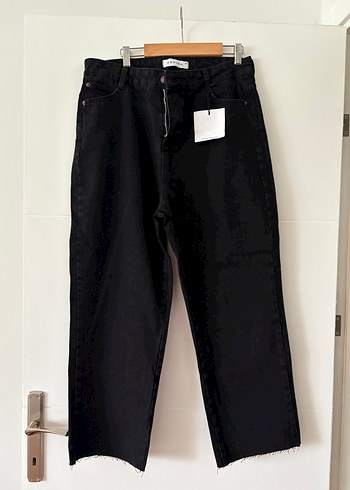 Manuka 1965 Siyah Düz Kesim Denim Pantolon - Görsel 7