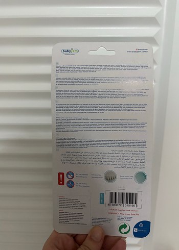 Babyjem Doğal Kıllı Fırça ve Tarak Seti - Görsel 3