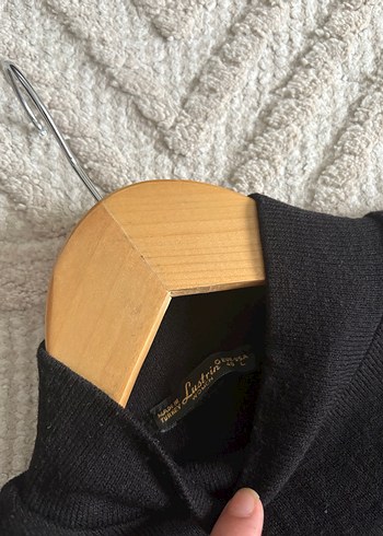 Uzun Siyah balıkçı yaka Kadın Elbise - Görsel 3