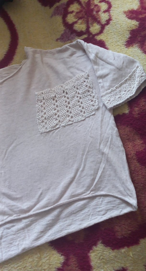 Dantel Detaylı Pamuklu Bluzu - Görsel 3