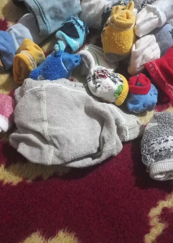 Erkek Çocuk Çok Renkli Çorap Seti   bebek coraplari - Görsel 2