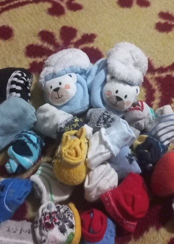 Erkek Çocuk Çok Renkli Çorap Seti   bebek coraplari - Görsel 3