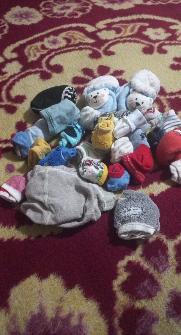 Erkek Çocuk Çok Renkli Çorap Seti   bebek coraplari - Görsel 4